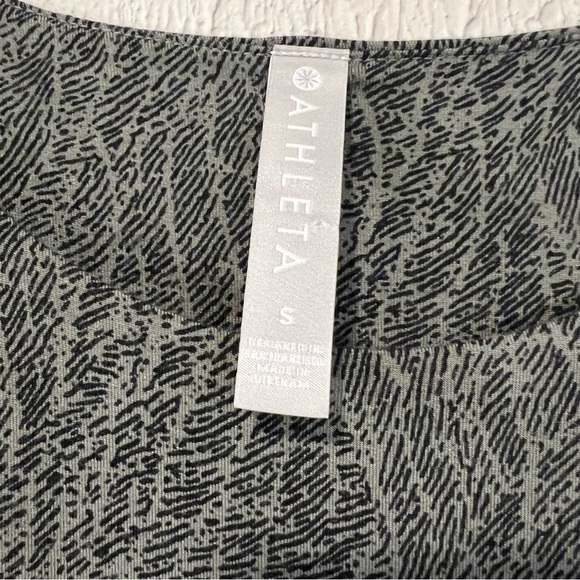 Athleta Santorini Thera Print Mojave Laurel Olive UPF Dress size small - Picture 5 of 10